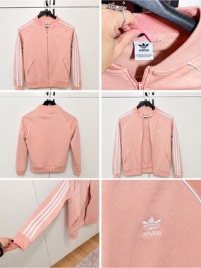 Adidas Originals Primeblue SST Track Jacket Ambient Blush Pink Peach Women’s S